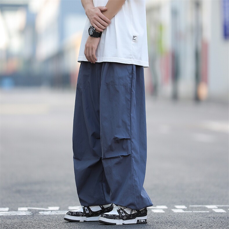美式工装裤男女宽松休闲冲锋裤潮牌情侣运动长裤束脚K01140-P40,男装休闲裤,星座308B-1