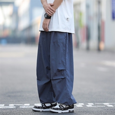 美式工装裤男女宽松休闲冲锋裤潮牌情侣运动长裤束脚K01140-P40，男装休闲裤，星座308B-1