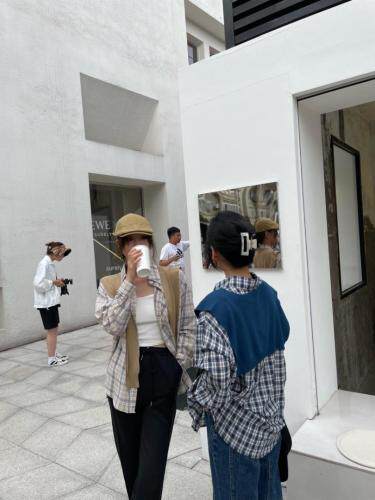 格子风衬衣yyds披肩也是加分点，其它，U SAY(3F)