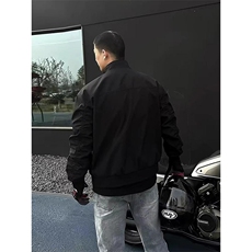 26春装新款美拉德立领飞行夹克boxy廓形休闲百搭外套上衣JK6500，男装夹克，电商A486