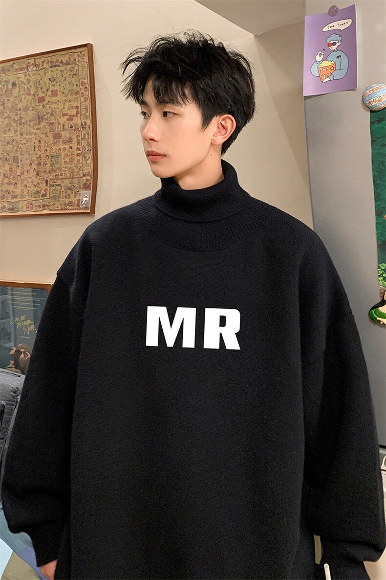 控68高领毛衣男士大码内搭毛线衣男GM45253-P45加绒款-P65,男装针织衫/毛衣,电商A040