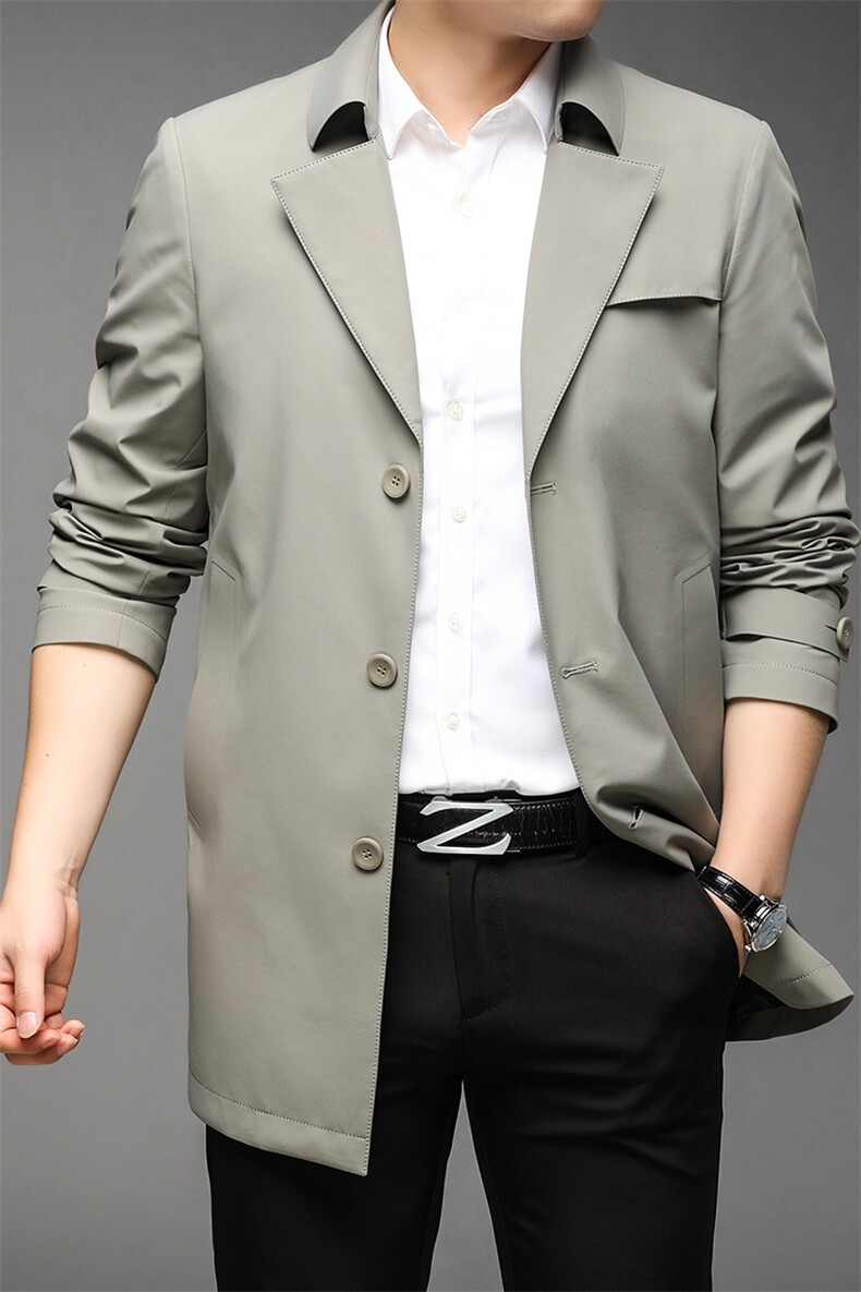 AB8207钱塘2020-3常年款不断货男士翻领商务休闲夹克精品P155,男装夹克,钱塘207-3