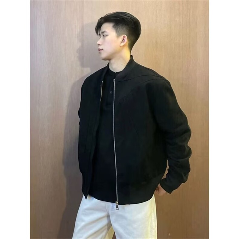男士外套春秋款风衣男休闲夹克棒球服上衣男装潮流百搭中青年褂子,男装夹克,星座302B
