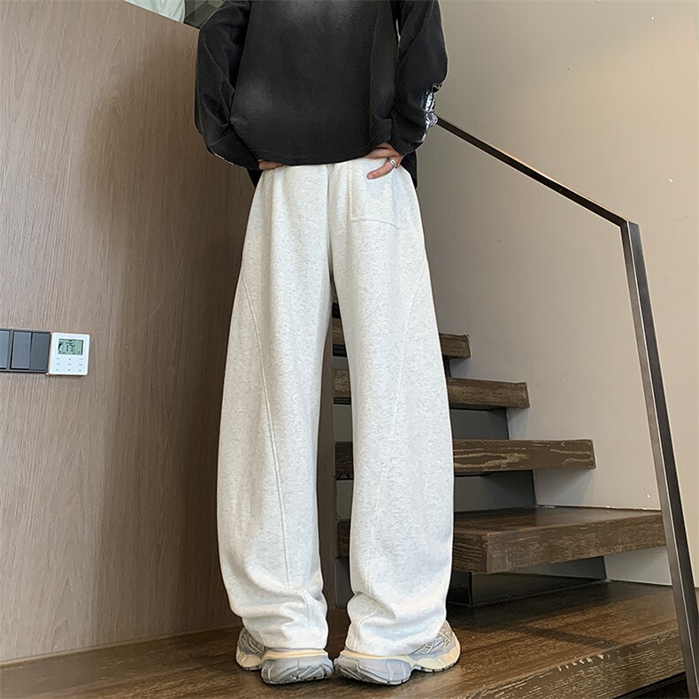秋季新款拼接弯刀卫裤XZ604-K136-特P35控68,男装休闲裤,星座604