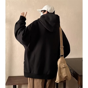 美式机能高领连帽卫衣男ins潮高街oversize外套情侣上衣WY341-p58图片