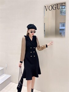 2022春装气质女人味连衣裙图片