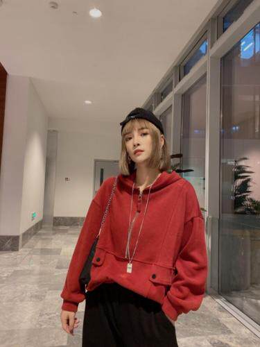 加厚磨毛卫衣，女装卫衣/绒衫，柏旺阁