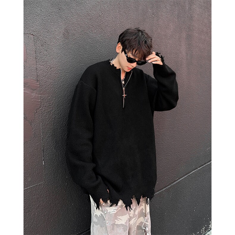 秋冬新款毛衣美式休闲慵懒风针织衫男MY0645-P63,男装针织衫/毛衣,星座308B-2