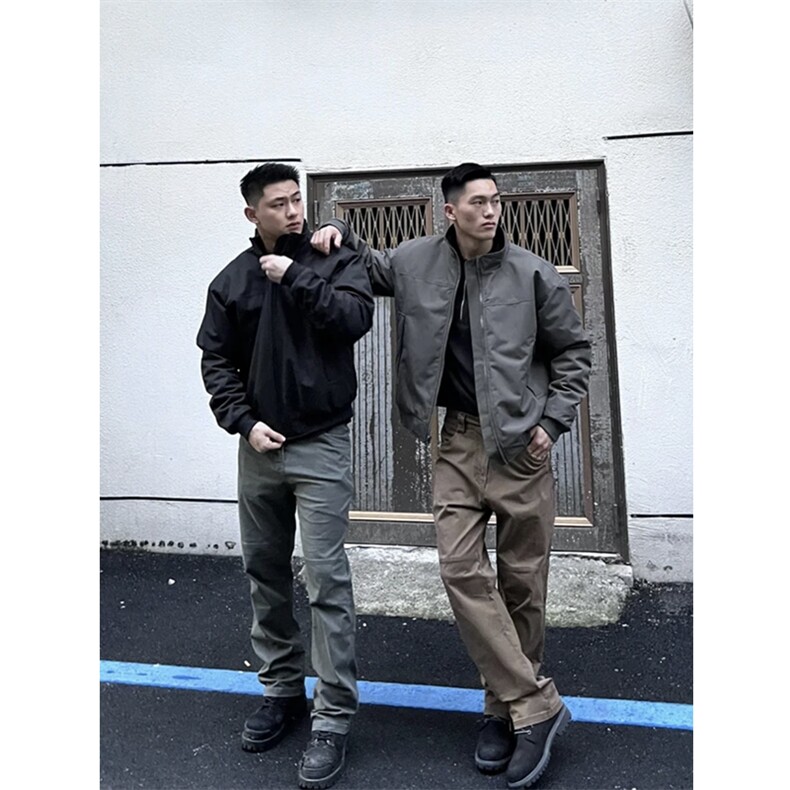 网图三防美式飞行夹克立领棒球服外套短款工装冲锋衣J2538-P65,男装夹克,星座1213