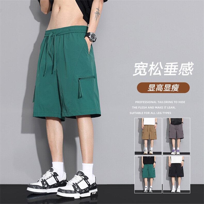 现货 夏季工装短裤男ins潮牌休闲百搭潮流痞帅五分裤D02520-P38图片