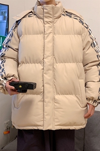 港风2026新品冬季宽松情侣装男装棉衣棉服冬装加厚外套D001-P105图片