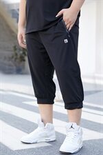 男大码休闲运动弹力7分裤冰丝网眼5032-1_L-4XLP505XL-9XLP55，男装休闲裤，星座1516-1