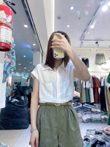 韩版净色衬衫,女装衬衫,Tπ