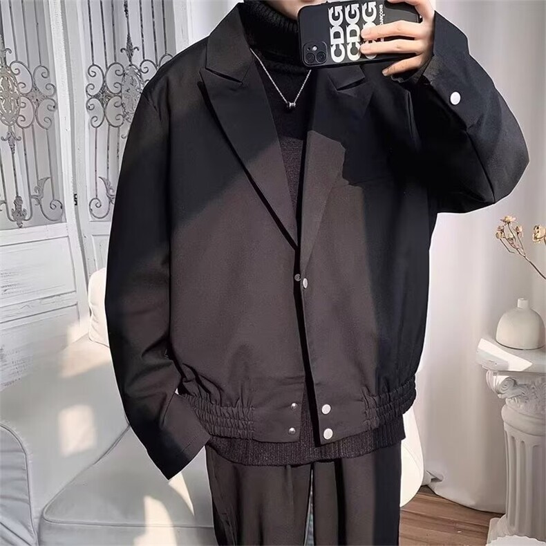 W04-P50男士时尚休闲单西外套2025秋季新款职业正装西服,男装西服,电商B323A
