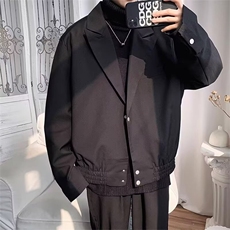 W04-P50男士时尚休闲单西外套2025秋季新款职业正装西服，男装西服，电商B323A