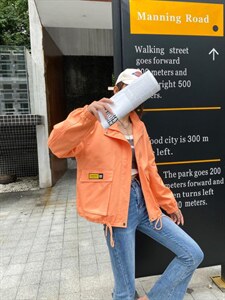 糖果色休闲外套图片