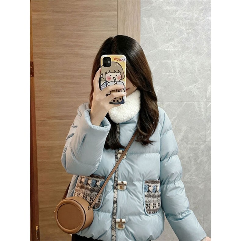 1506A/G79340/P94费尔岛蓝色棉服女冬季面包服外套,男装棉衣,星座1506A