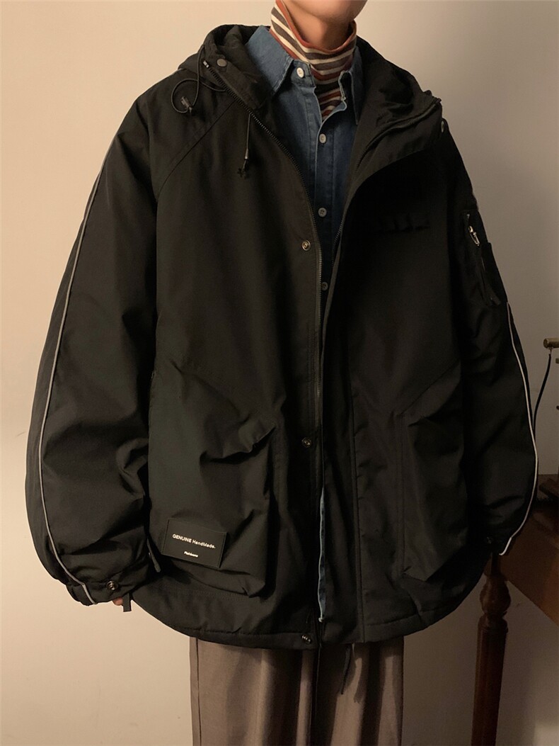 重磅冲锋衣棒球外套冬季街头潮宽松加厚棉服A334-M09-135控178，男装棉衣，电商B339(原A334）