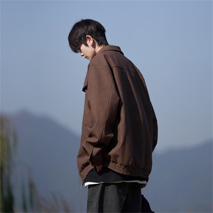 现货 自拍图 扎染正肩PU皮衣大码立领夹克外套男JK8088-P85 控128图片