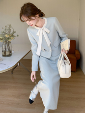 气质潮流两件套女2025秋季新款小香风时尚外套半身裙套装职业装，女装套装/套裙，霓裳依族