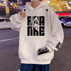 CM092纯棉卫衣男秋冬季2025新款高街休闲帽衫ins宽松，男装卫衣，星座304A