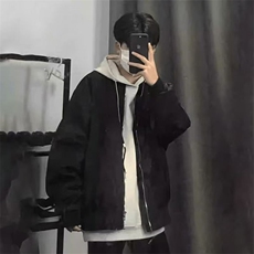 美式复古高街棒球服外套男女秋冬潮牌痞帅飞行员学生情侣夹克，男装夹克，星座1210-1