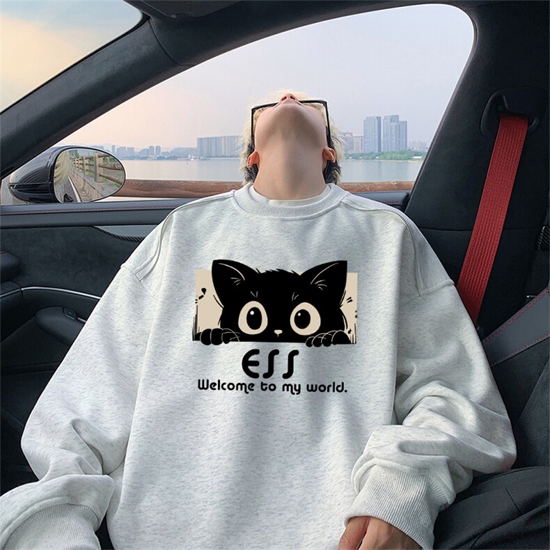 360克重磅图拉链华棉圆领卫衣【有货】C403A-YL25271LL-P45，男装卫衣，电商C403A