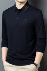 R-HD9609男式秋季新款长袖T恤男韩版时尚休闲男装翻领体恤，男装T恤，电商B360A（原721A）