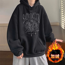 1506-1/GFY71900/P43秋冬款美式复古重磅连帽加绒卫衣，男装卫衣，星座1506A