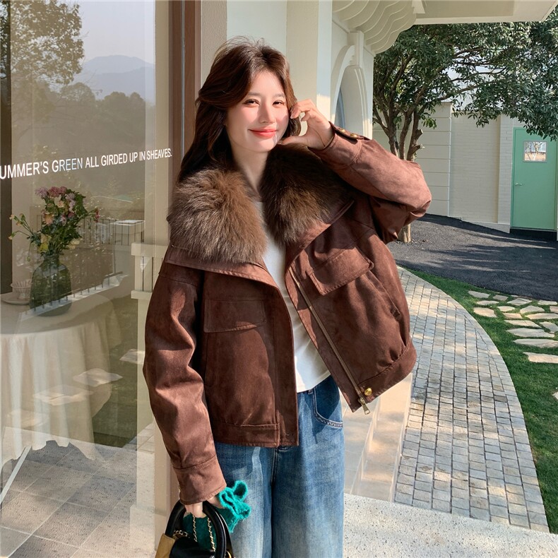 现货新款2187-P465-K669-90白鸭绒派克服，女装派克服，韩然一族