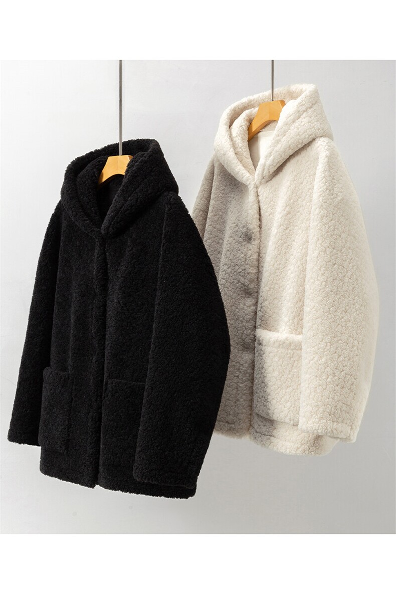 1白底派克服连帽大口袋皮毛一体棉衣男轻奢棉服男77940P158控218,男装棉衣,星座226-2