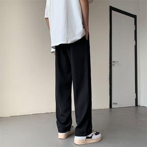 夏季薄款垂感顺滑面料宽松西裤百搭休闲裤XZ211-1-K2317-P50图片