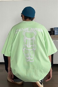 夏季大码china宇航员太空人圆领印花短袖T恤 A071-9001-P30图片