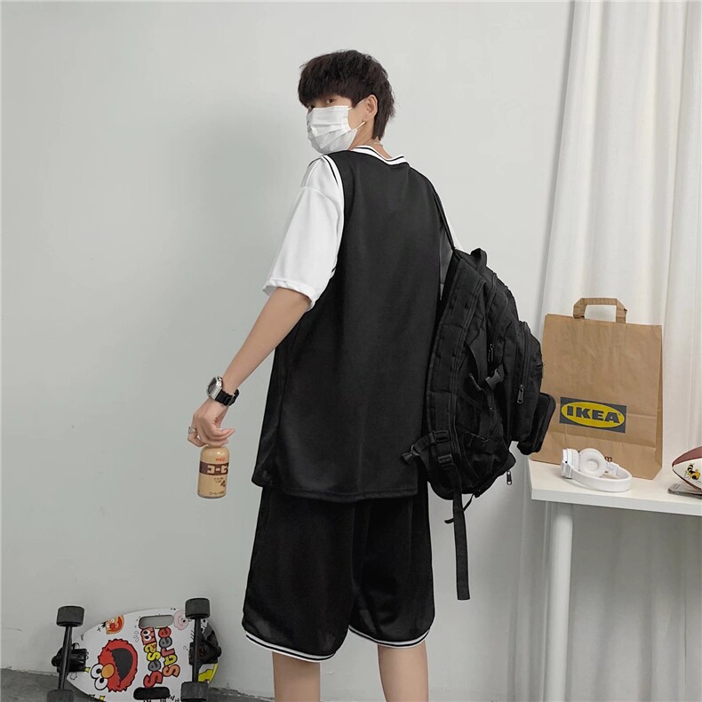 男潮流休闲套装篮球服运动套装F07P35,男装休闲套装,星座1116-2