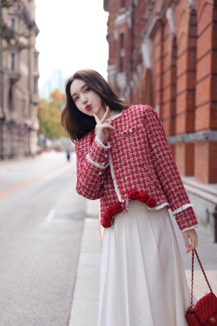 90绒小香风羽绒服，女装羽绒服，卡西姆