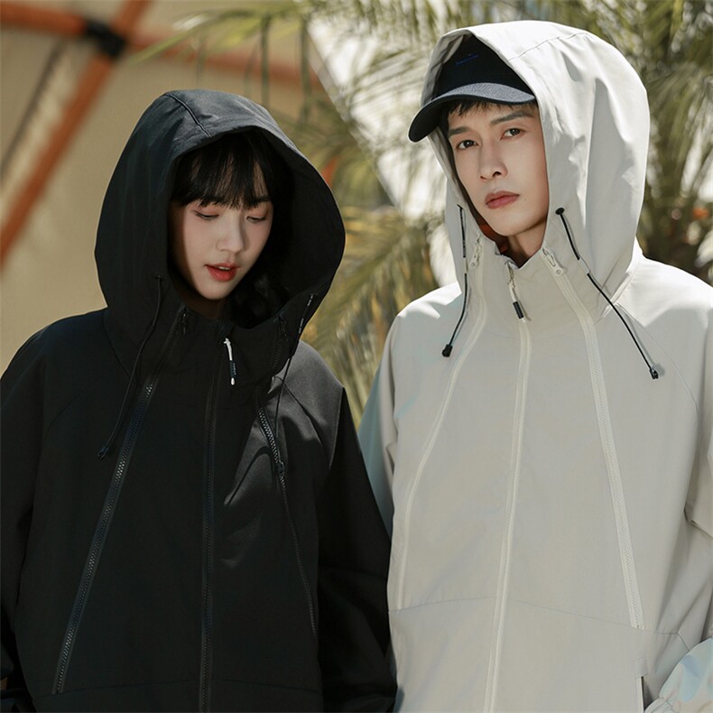 Cityboy情侣时尚连帽冲锋衣外套夹克团体班服,男装夹克,星座301D-5(原星座1415）