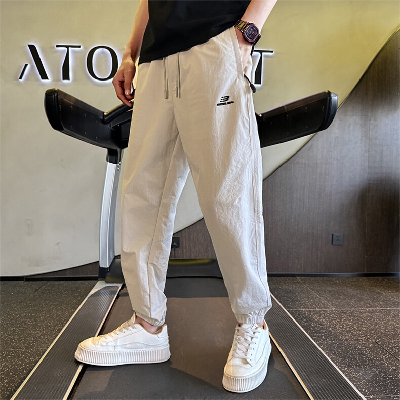 男士休闲裤夏季新款时尚百搭束脚裤运动长裤子男K25076-P68图片