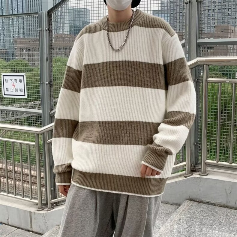 男秋冬季新款潮韩版百搭情侣毛衣针织衫外套M764P40,男装针织衫/毛衣,星座1116-2