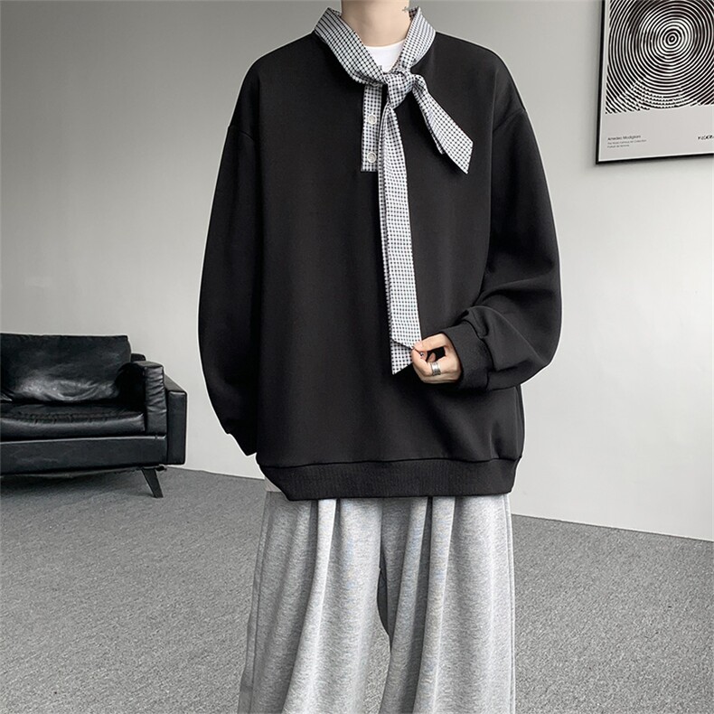 现货WY10145-特P48加绒P55秋冬设计感宽松大码卫衣男上衣外套，女装短外套，电商A059