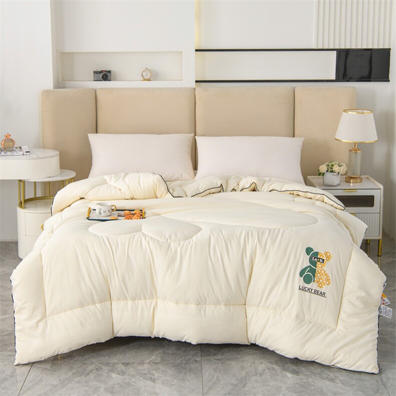 新款华夫格大豆被纤维被冬被春秋被夏被被子被芯，被套/被芯，一起卖家纺