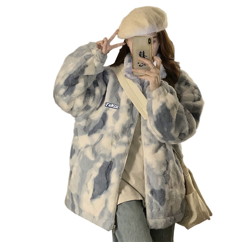 美式棉服女潮牌冬季新款高级感加绒加厚羊羔毛棉衣棉袄C495-P110,男装棉衣,星座911-2(原星座613-2）