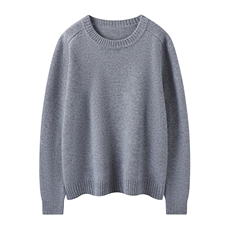 2025年秋季时尚百搭休闲圆领羊绒衫柔软，女装羊绒衫，举月羊绒