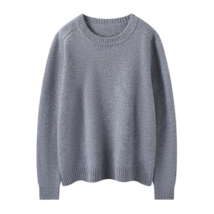 2025年秋季时尚百搭休闲圆领羊绒衫柔软，女装羊绒衫，举月羊绒