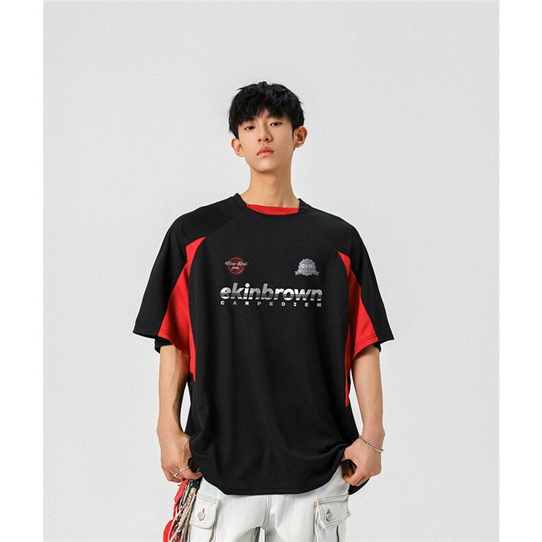 速干运动美式投篮街头印花球服大码M-5XL短袖T恤男DX78028P50控78，男装T恤，星座227-7