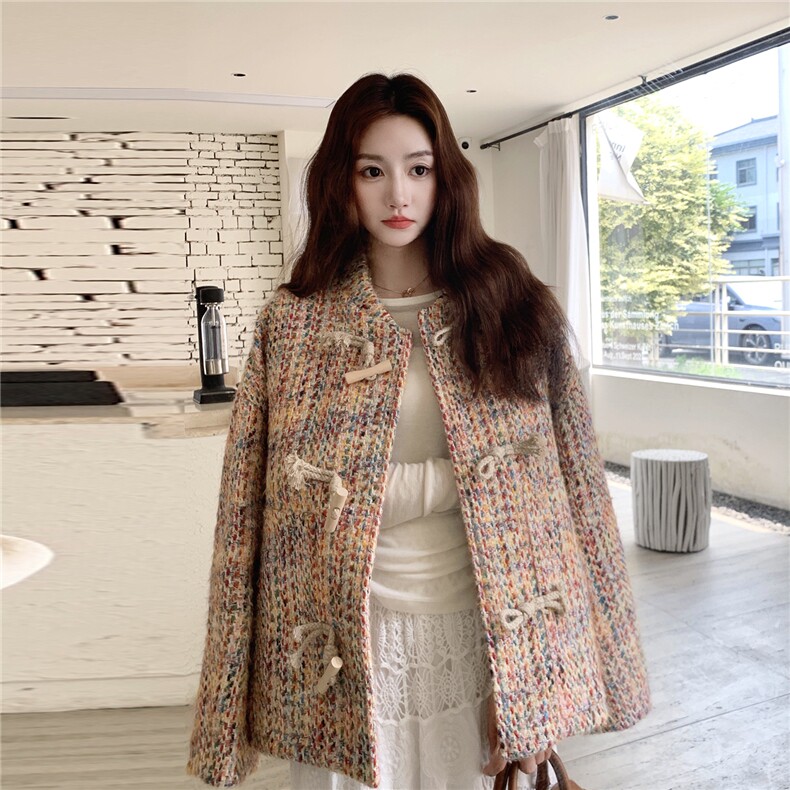 新款 小香风彩色编织外套5882-P165K238图片