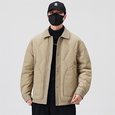 口罩风新标90白鸭绒2025潮流时尚拼接羽绒服男YR6062-P200，男装羽绒服，电商D240-242