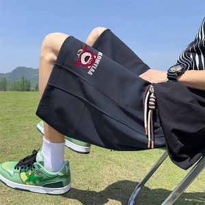 已注册菠萝格得物抖音直播品质男五分中裤休闲短裤K062P30控48图片