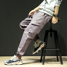 2021春季新款日系黑墙立体口袋工装裤九分裤男钱塘6025-k908-p55，男装休闲裤，星座311A