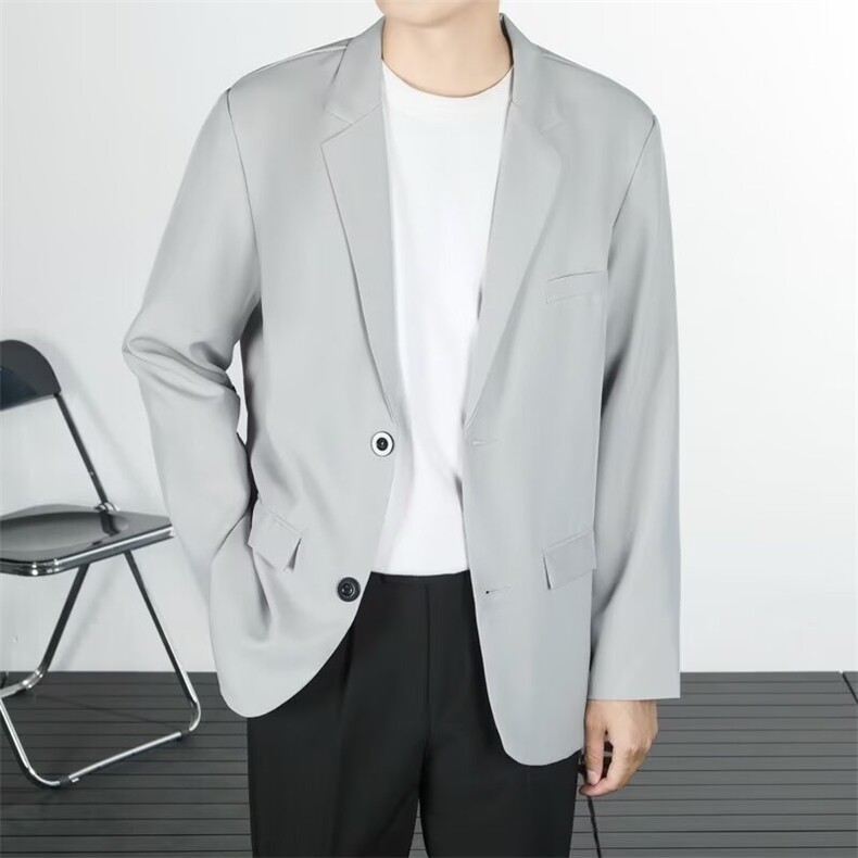 西装男外套休闲西服套装男宽松韩版帅气痞帅潮轻熟小西装Y70/P60,男装西服套装,星座506