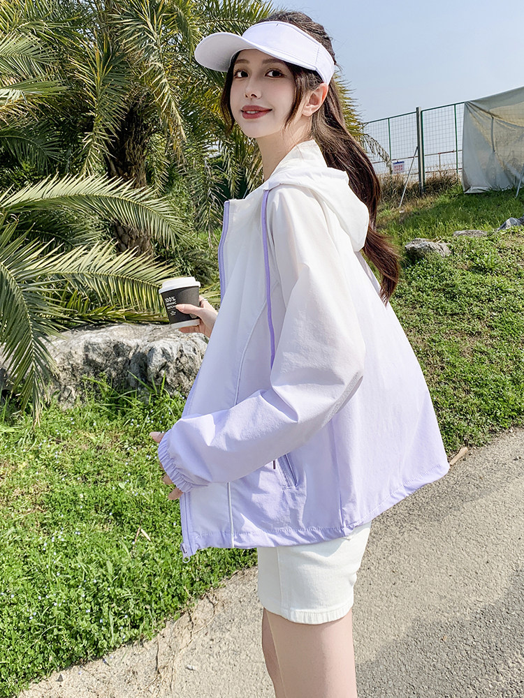 2026夏季新款防晒服短RF2C290-6832#-P85-K138,女装防晒衣,蝶眷